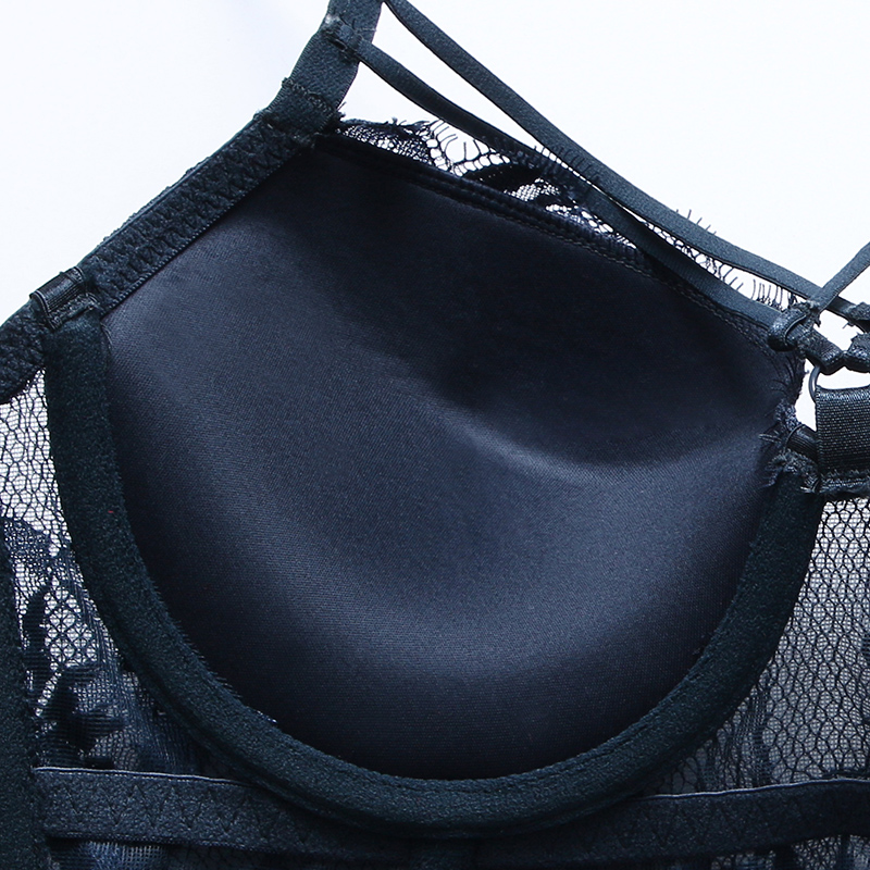 lace strap push up bra set padding cup beautiful bra model sexy underwear women bra panties set fit girl - Image 6
