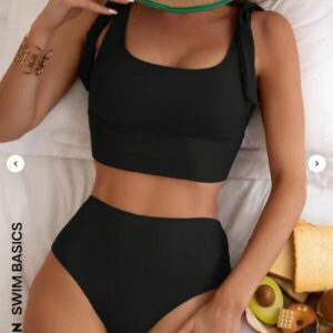 Women's Two-Piece Swimwear Solid Color Swimwear Wholesale Swimwear Manufacturer