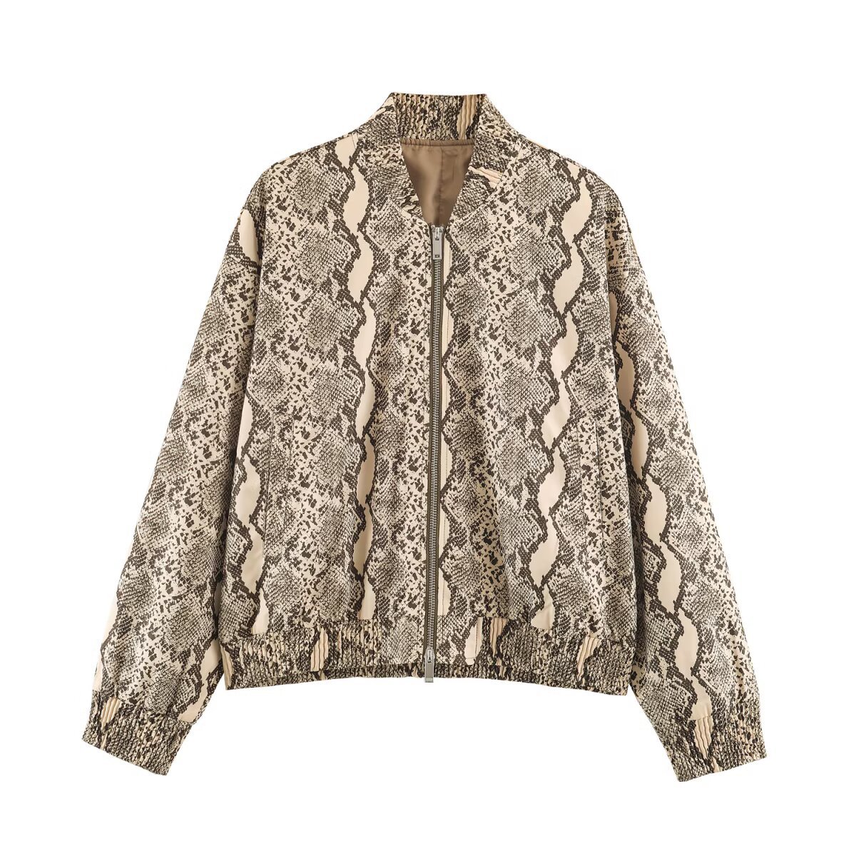 Casual printed snakeskin jacket - Image 5