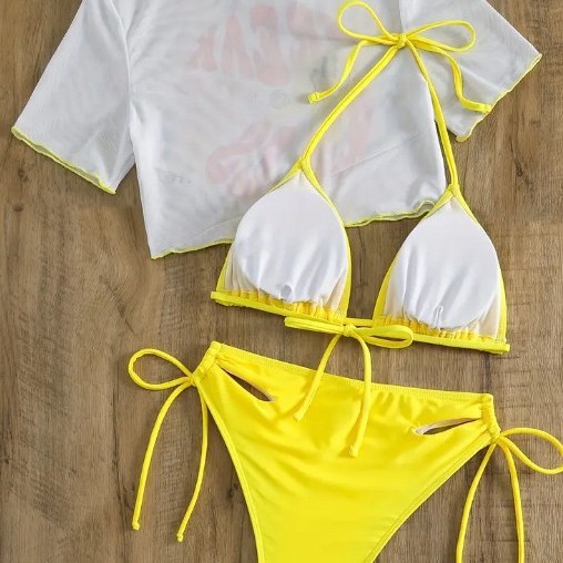 Sexy Bikini Three-Piece Set - Image 2
