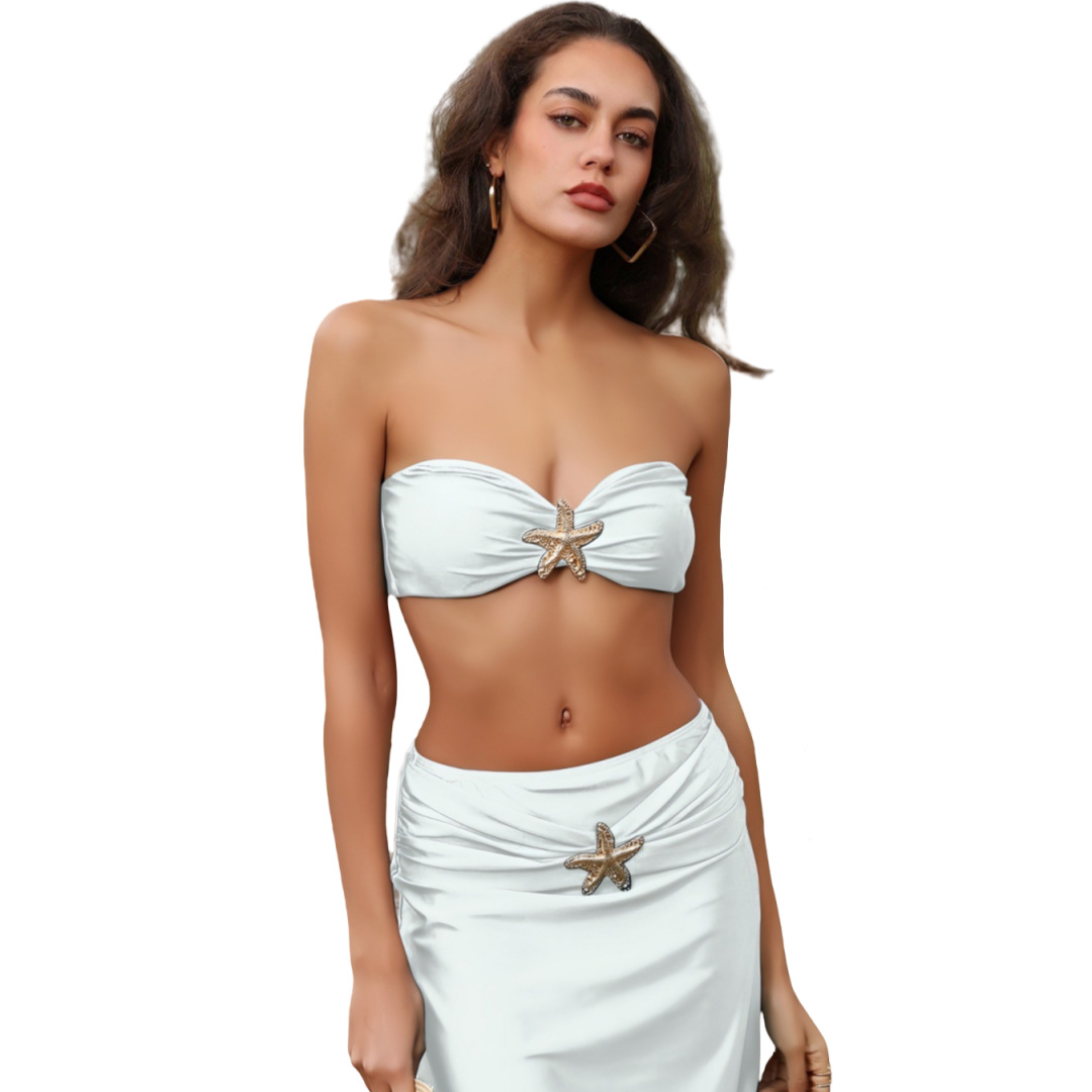 Three-Piece Swimwear Casual Beachwear