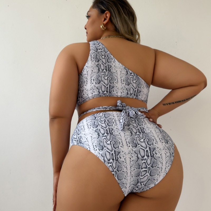 Bikini sexy snake patterned two-piece swimsuit set - Image 3