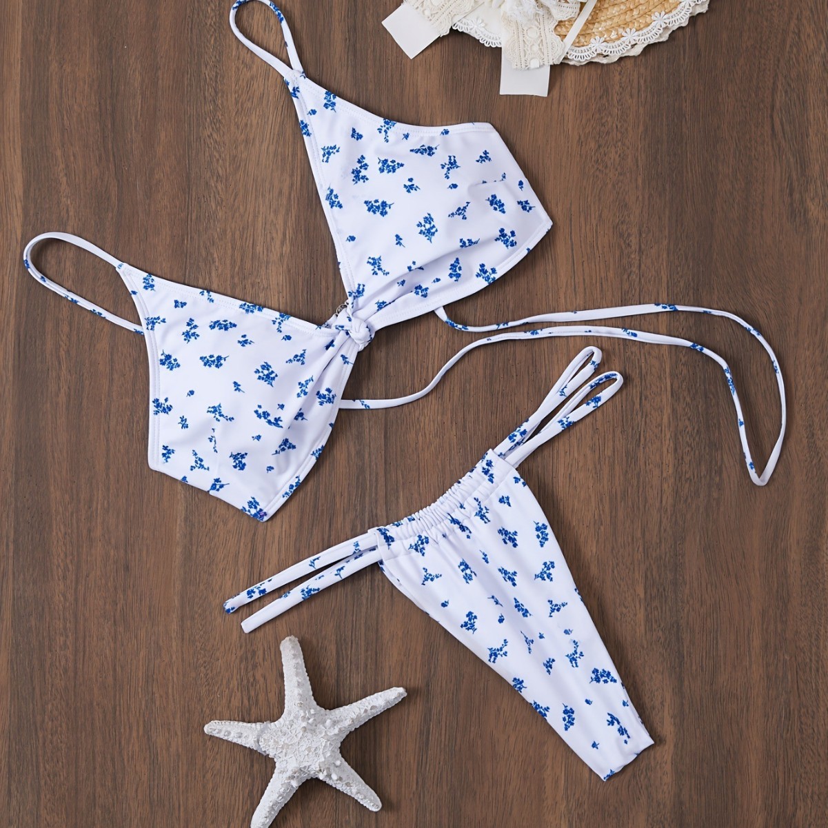 Vintage Orchid Bikini Swimwear - Image 2