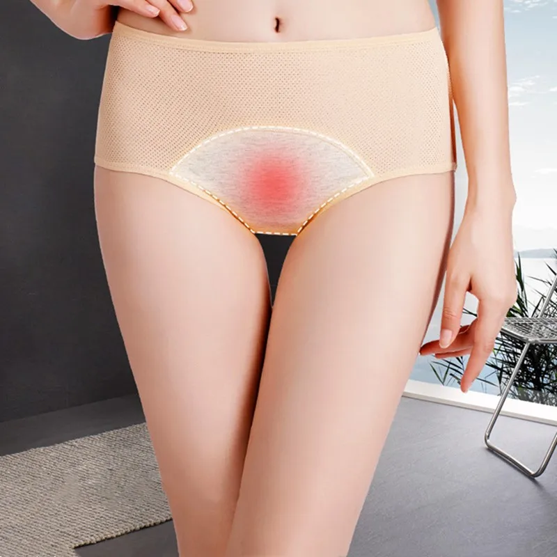 1PC Feminine Hygiene Breathable Mesh Menstrual Period Panties Leak Proof Women Underwear Physiological Pants Female Briefs - Image 4